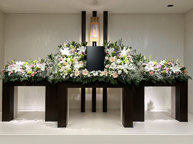 ルミエール伊佐忠元 中ホール祭壇